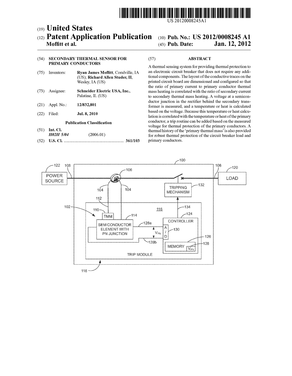 SECONDARY THERMAL SENSOR FOR PRIMARY CONDUCTORS - diagram, schematic, and image 01