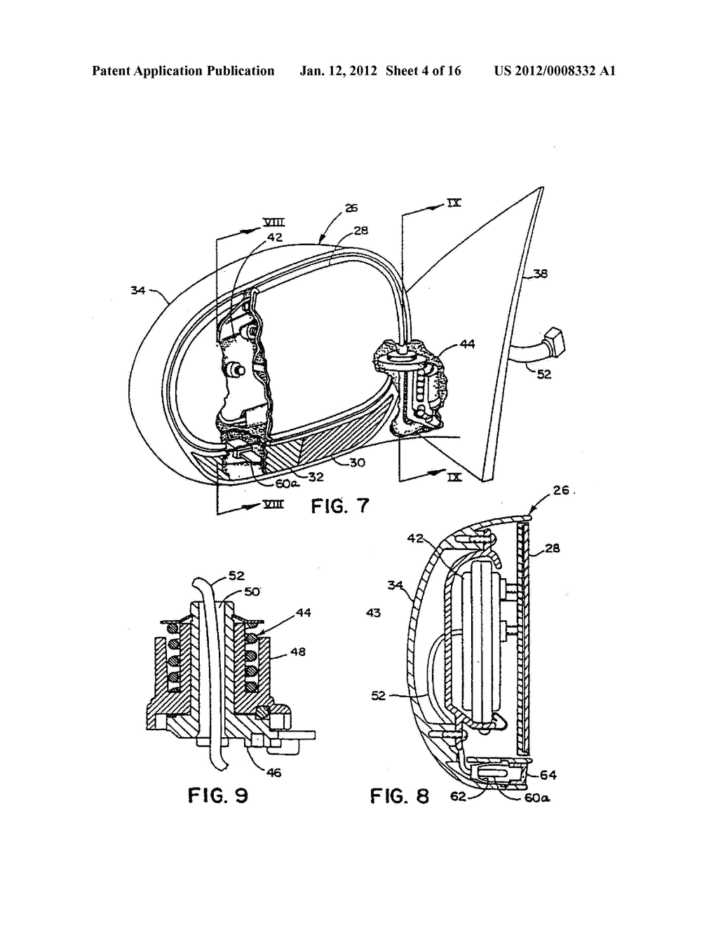 LIGHTED EXTERIOR MIRROR ASSEMBLY FOR VEHICLE - diagram, schematic, and image 05