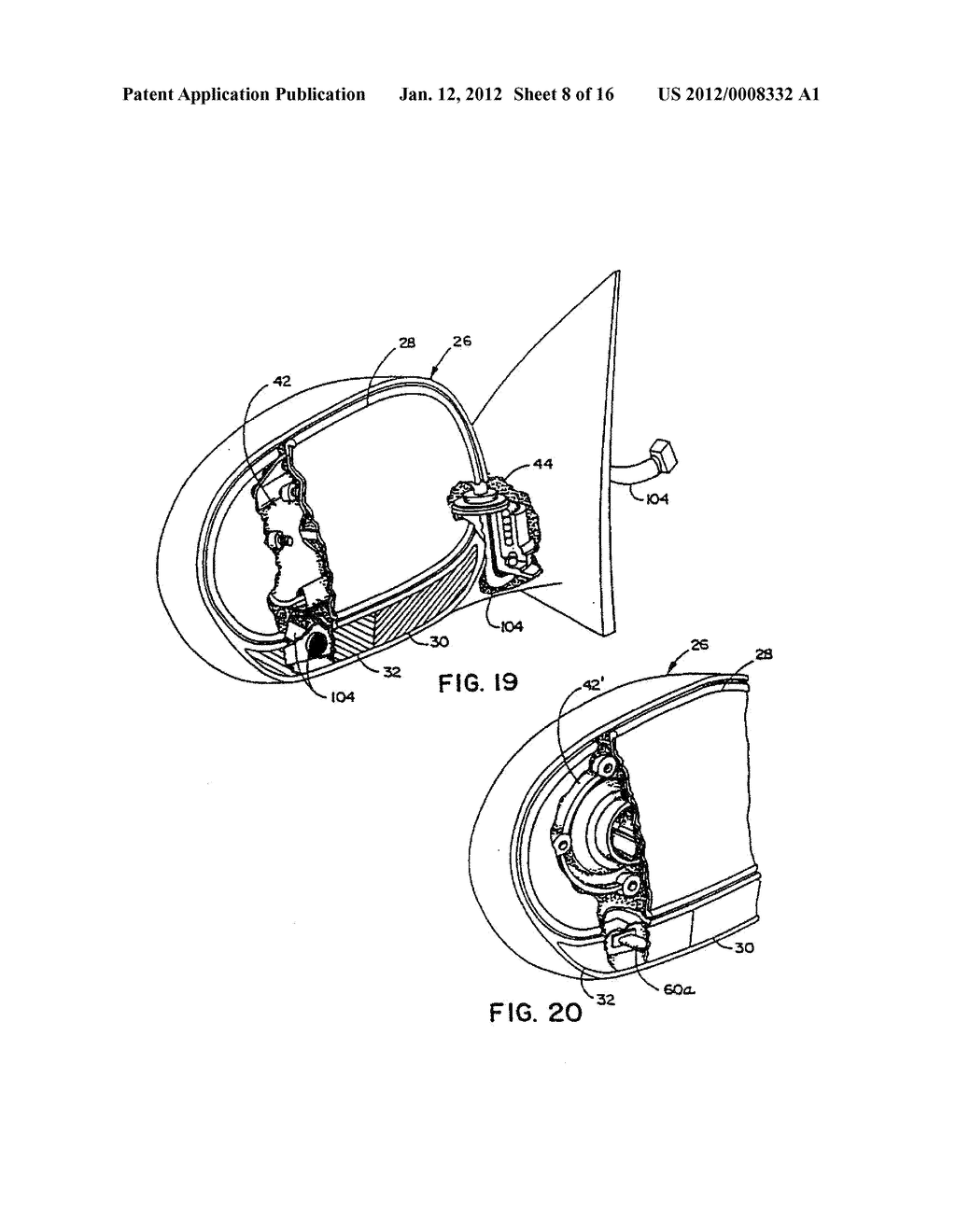 LIGHTED EXTERIOR MIRROR ASSEMBLY FOR VEHICLE - diagram, schematic, and image 09