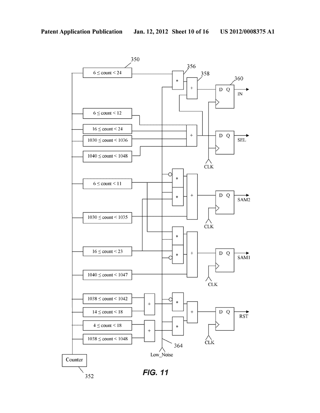 CMOS IMAGE SENSOR WITH NOISE CANCELLATION - diagram, schematic, and image 11