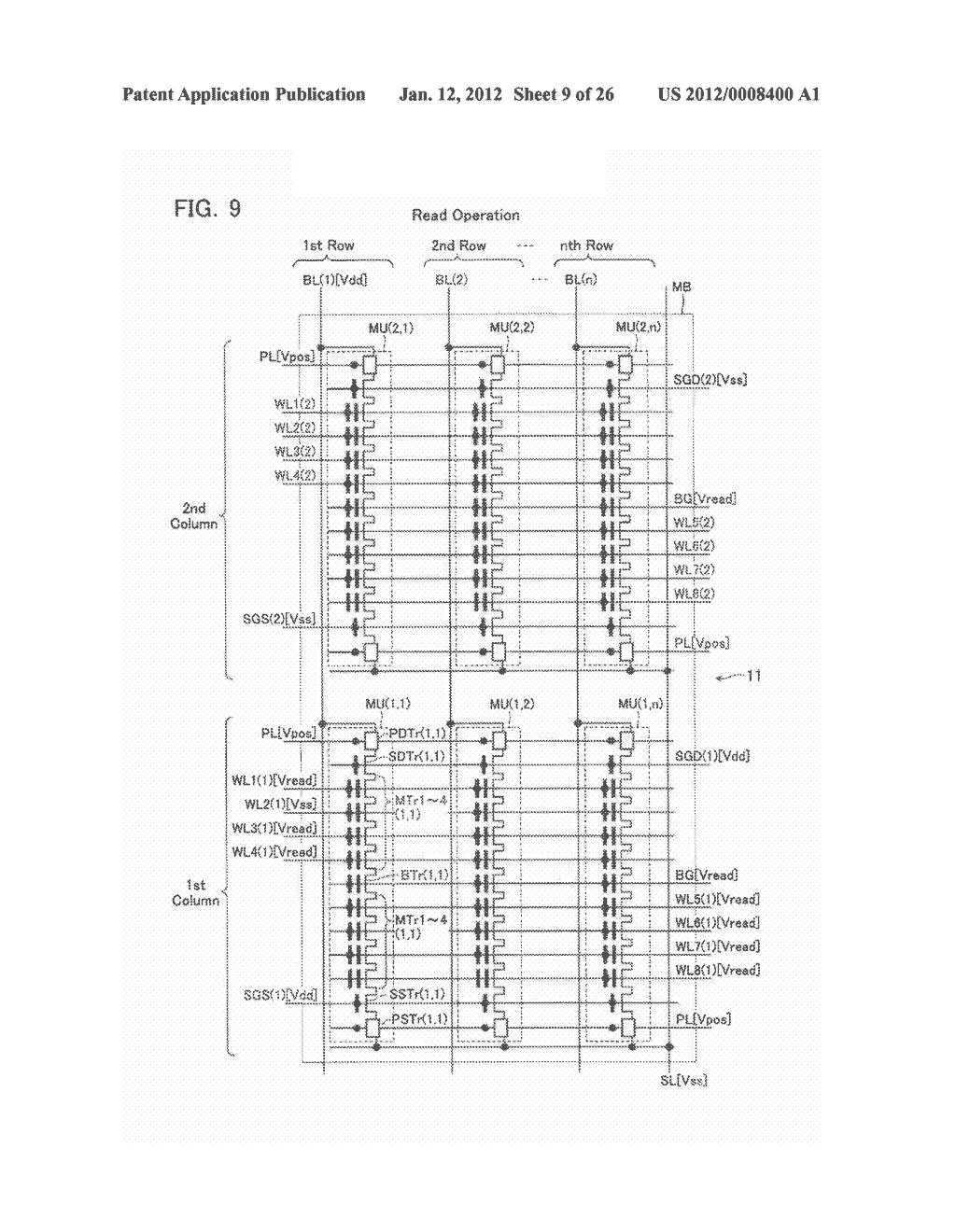 NON-VOLATILE SEMICONDUCTOR STORAGE DEVICE AND METHOD OF MANUFACTURING THE     SAME - diagram, schematic, and image 10