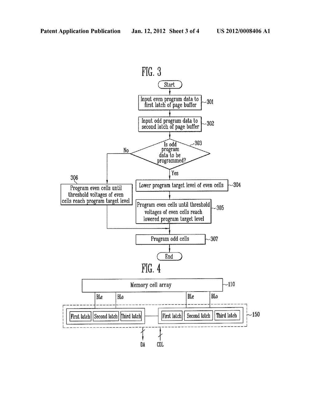 NONVOLATILE MEMORY DEVICE AND METHOD OF OPERATING THE SAME - diagram, schematic, and image 04