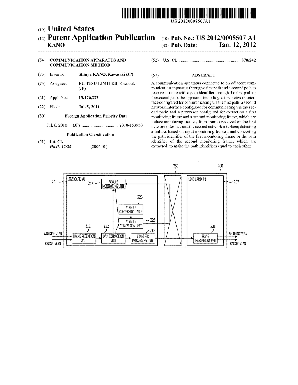 COMMUNICATION APPARATUS AND COMMUNICATION METHOD - diagram, schematic, and image 01