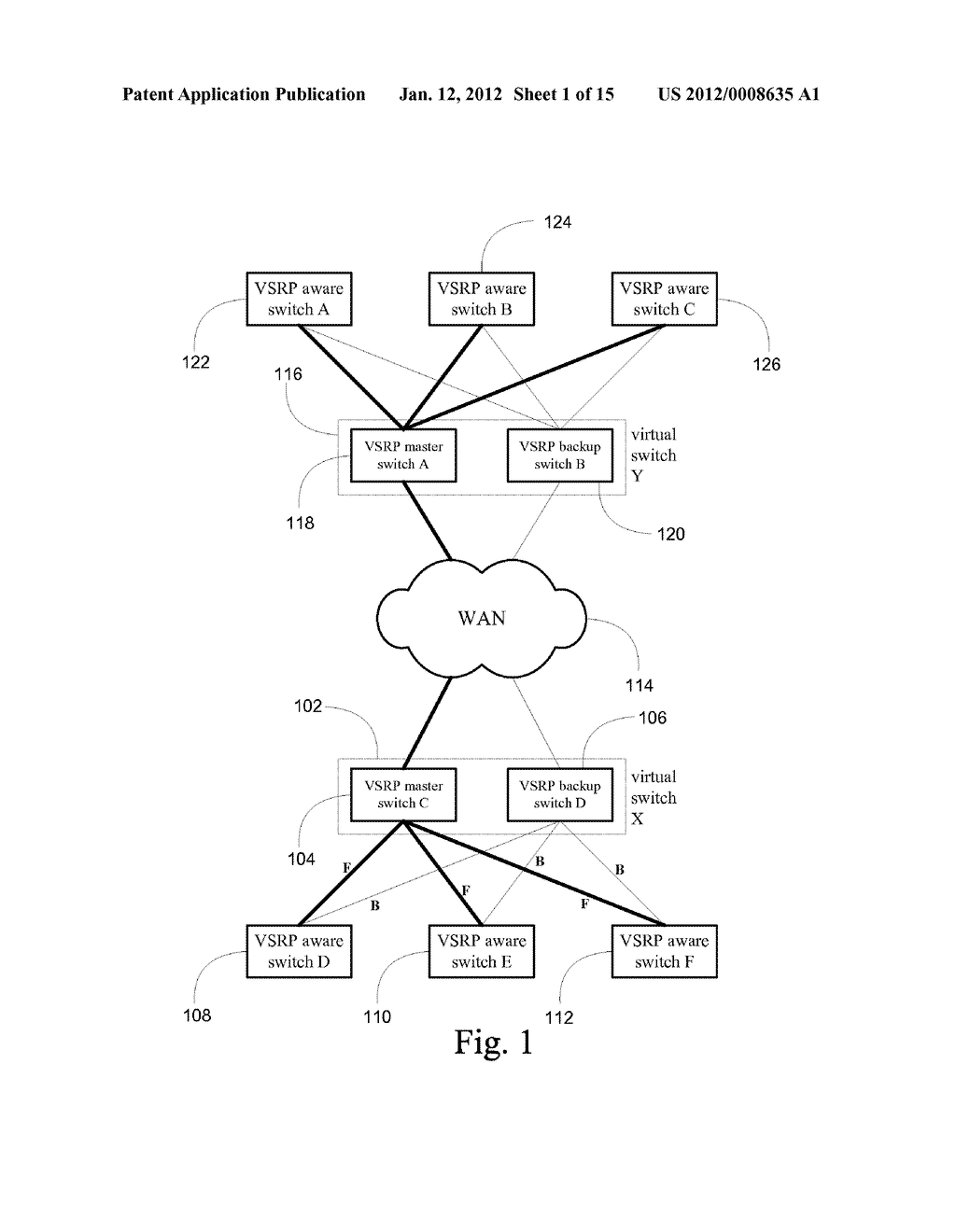 SYSTEM AND METHOD FOR PROVIDING NETWORK ROUTE REDUNDANCY ACROSS LAYER 2     DEVICES - diagram, schematic, and image 02