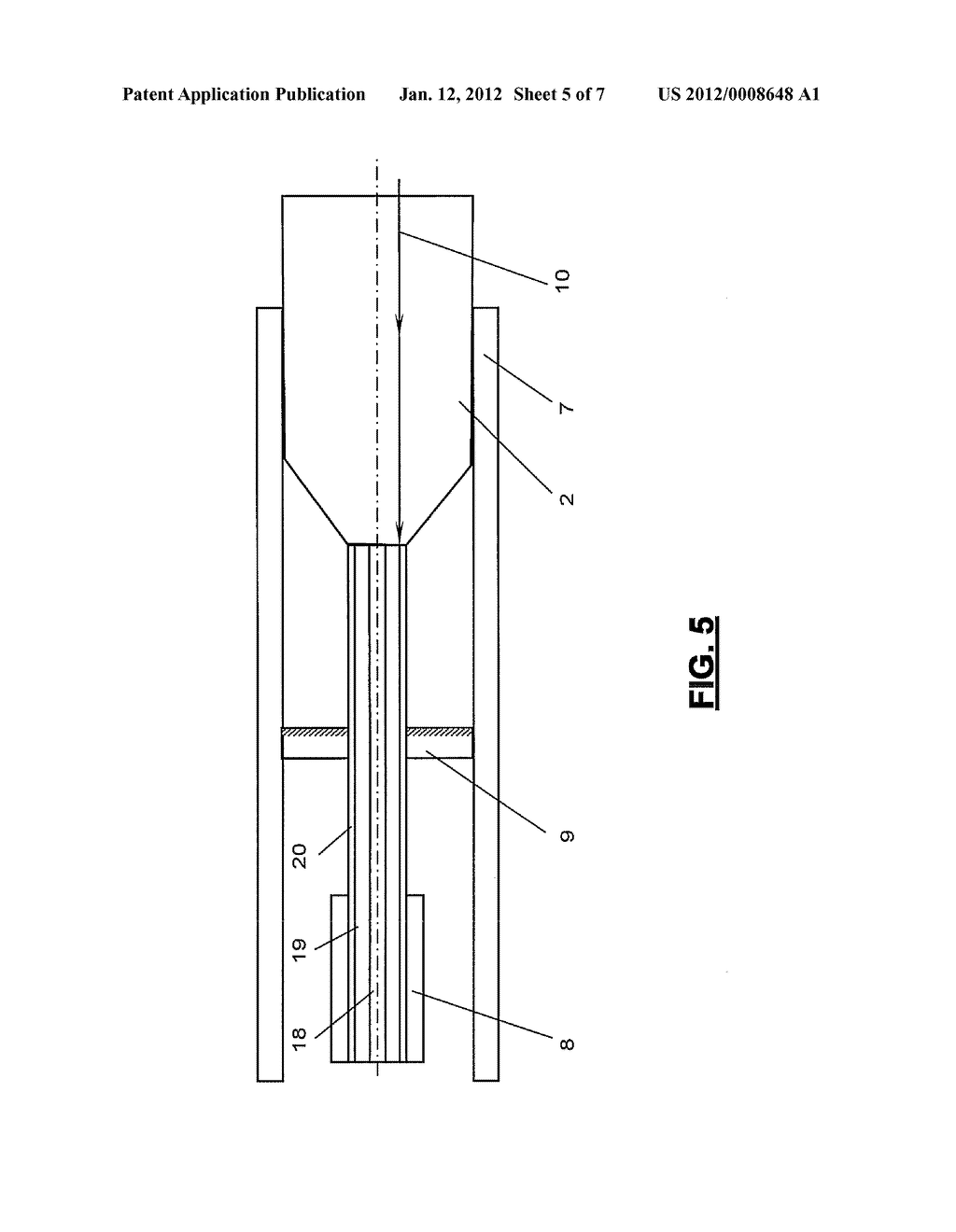 High Power Processing Fiber Cable with Integrated Beam Expander and Method     of Use - diagram, schematic, and image 06