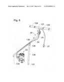 Hand-operated concrete curb forming machine diagram and image