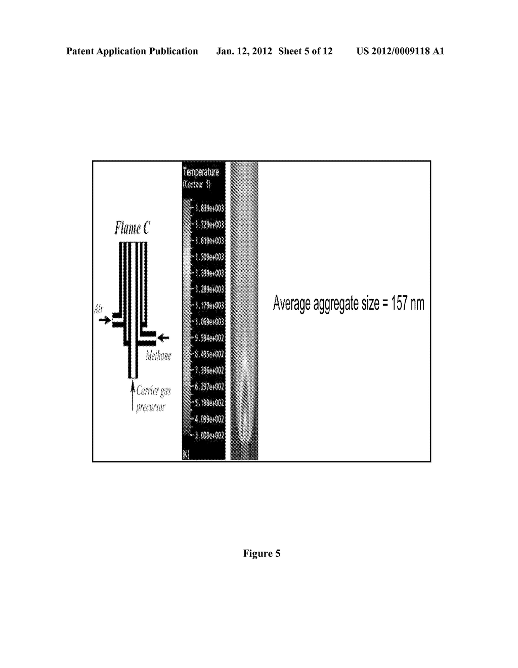 System for Optimizing and Controlling Particle Size Distribution And For     Scale-Up Of Nanoparticle Production In An Aerosol Flame Reactor - diagram, schematic, and image 06