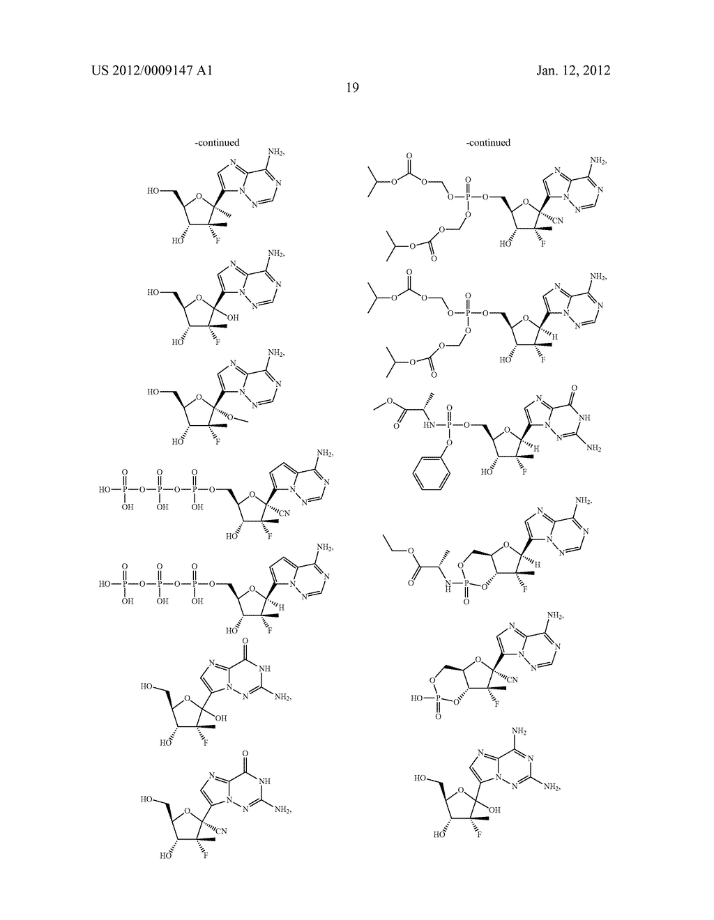 2'-FLUORO SUBSTITUTED CARBA-NUCLEOSIDE ANALOGS FOR ANTIVIRAL TREATMENT - diagram, schematic, and image 20