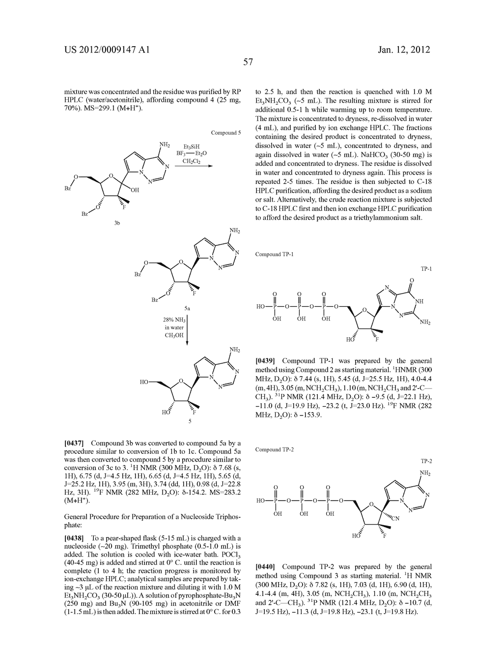 2'-FLUORO SUBSTITUTED CARBA-NUCLEOSIDE ANALOGS FOR ANTIVIRAL TREATMENT - diagram, schematic, and image 58
