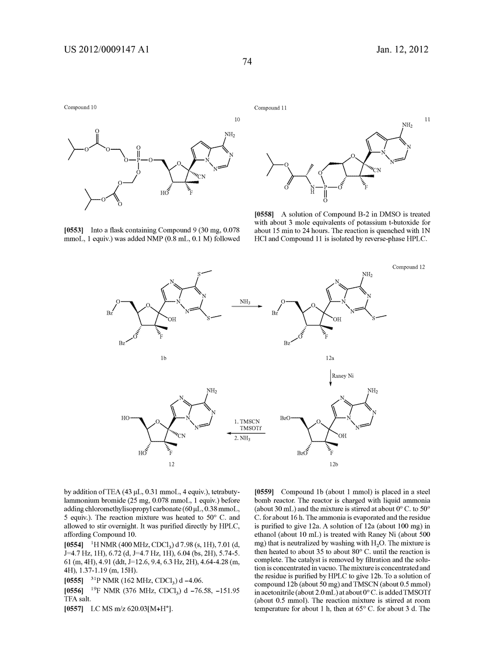 2'-FLUORO SUBSTITUTED CARBA-NUCLEOSIDE ANALOGS FOR ANTIVIRAL TREATMENT - diagram, schematic, and image 75