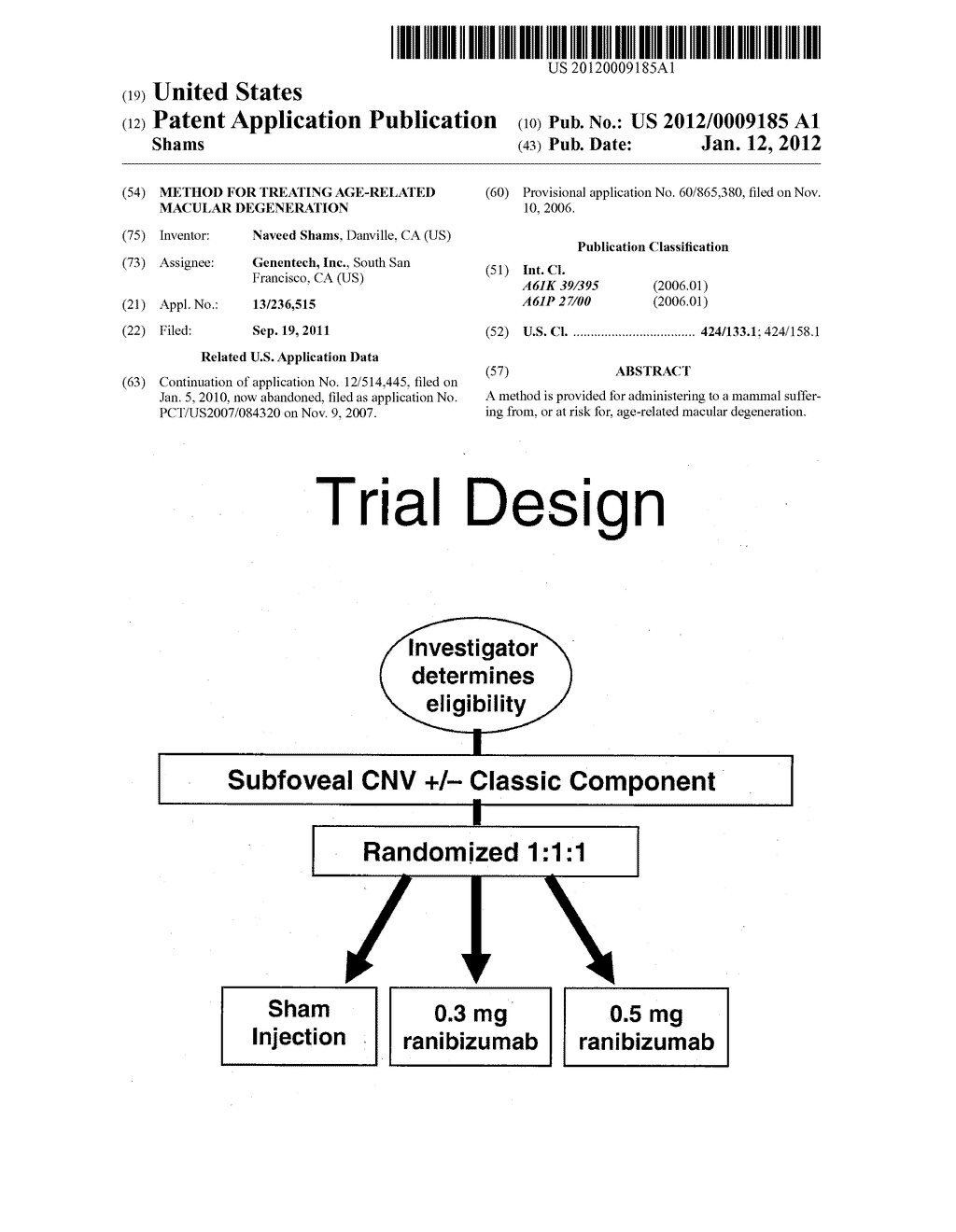 METHOD FOR TREATING AGE-RELATED MACULAR DEGENERATION - diagram, schematic, and image 01