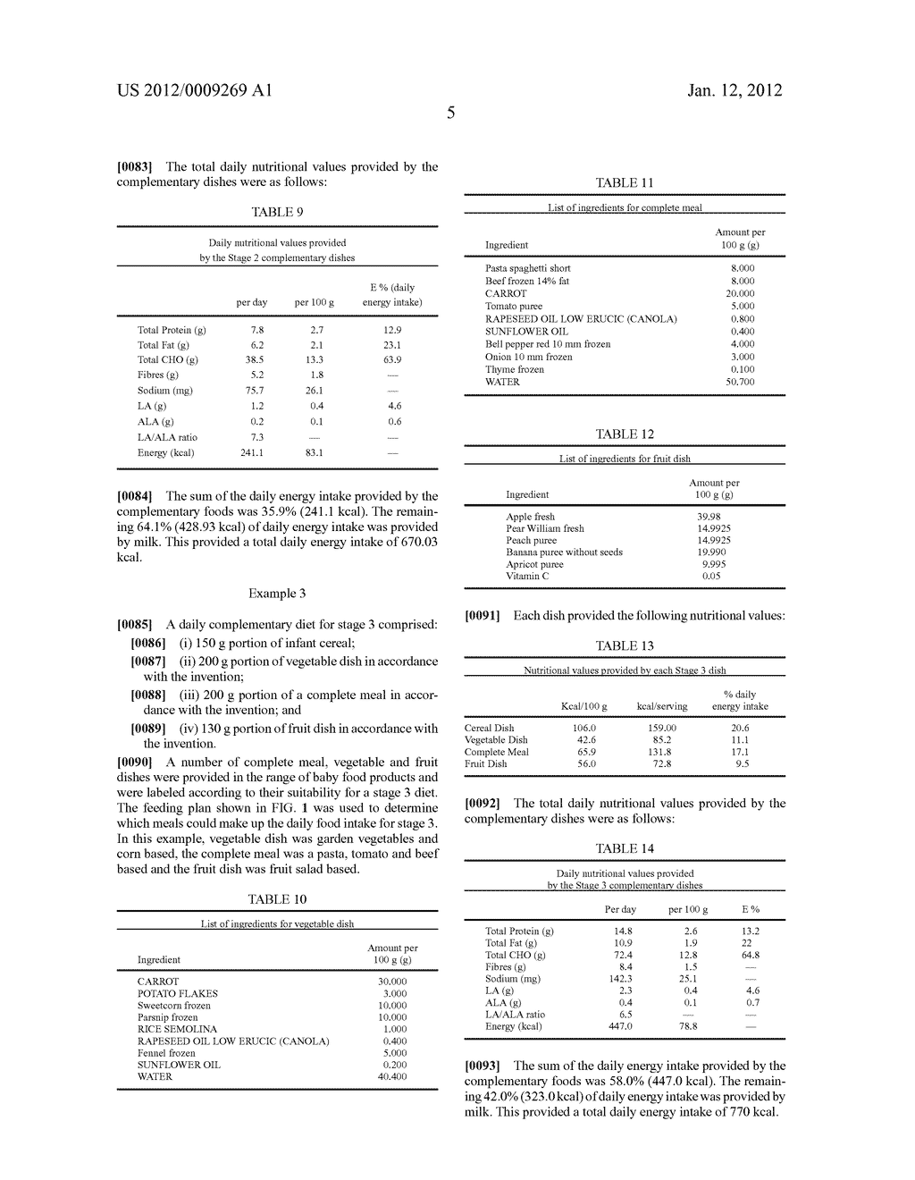 RANGE OF ASEPTICALLY PRODUCED INFANT FOODS HAVING LOW CONCENTRATIONS OF     UNDESIRED BY-PRODUCTS AND METHODS FOR MAKING THE SAME - diagram, schematic, and image 12