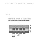 Double-sided pressure-sensitive adhesive sheet for fixing flexible printed     circuit board and method for manufacturing the same diagram and image