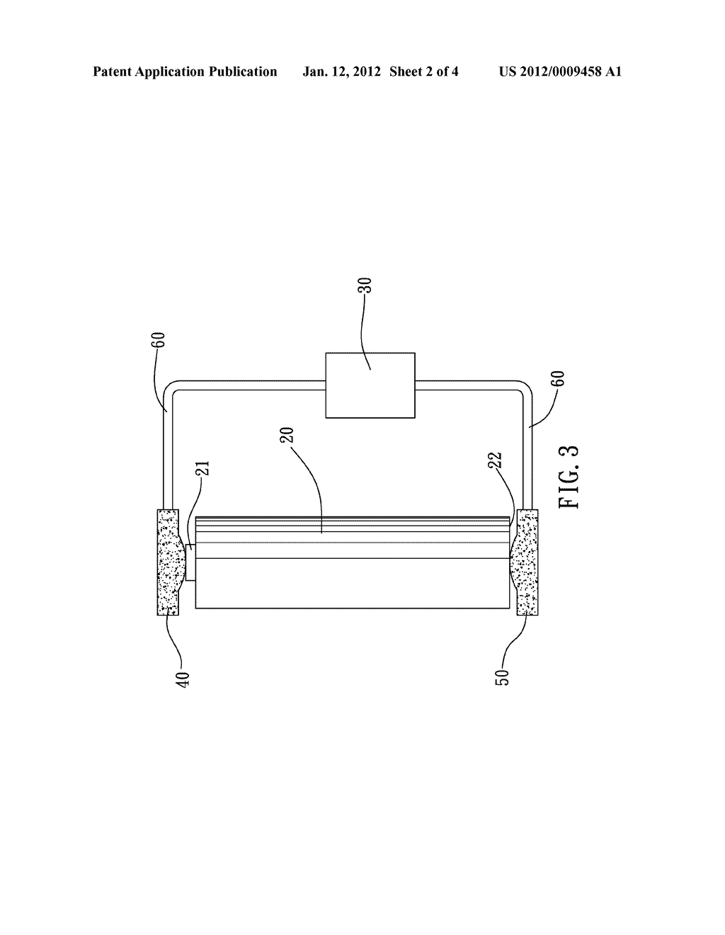 Connecting structure for exteriorly connecting a battery cell and a load - diagram, schematic, and image 03