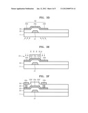 METHOD OF FORMING LDD OF TFT, METHOD OF FABRICATING TFT AND ORGANIC LIGHT     EMITTING DEVICE USING THE METHOD diagram and image