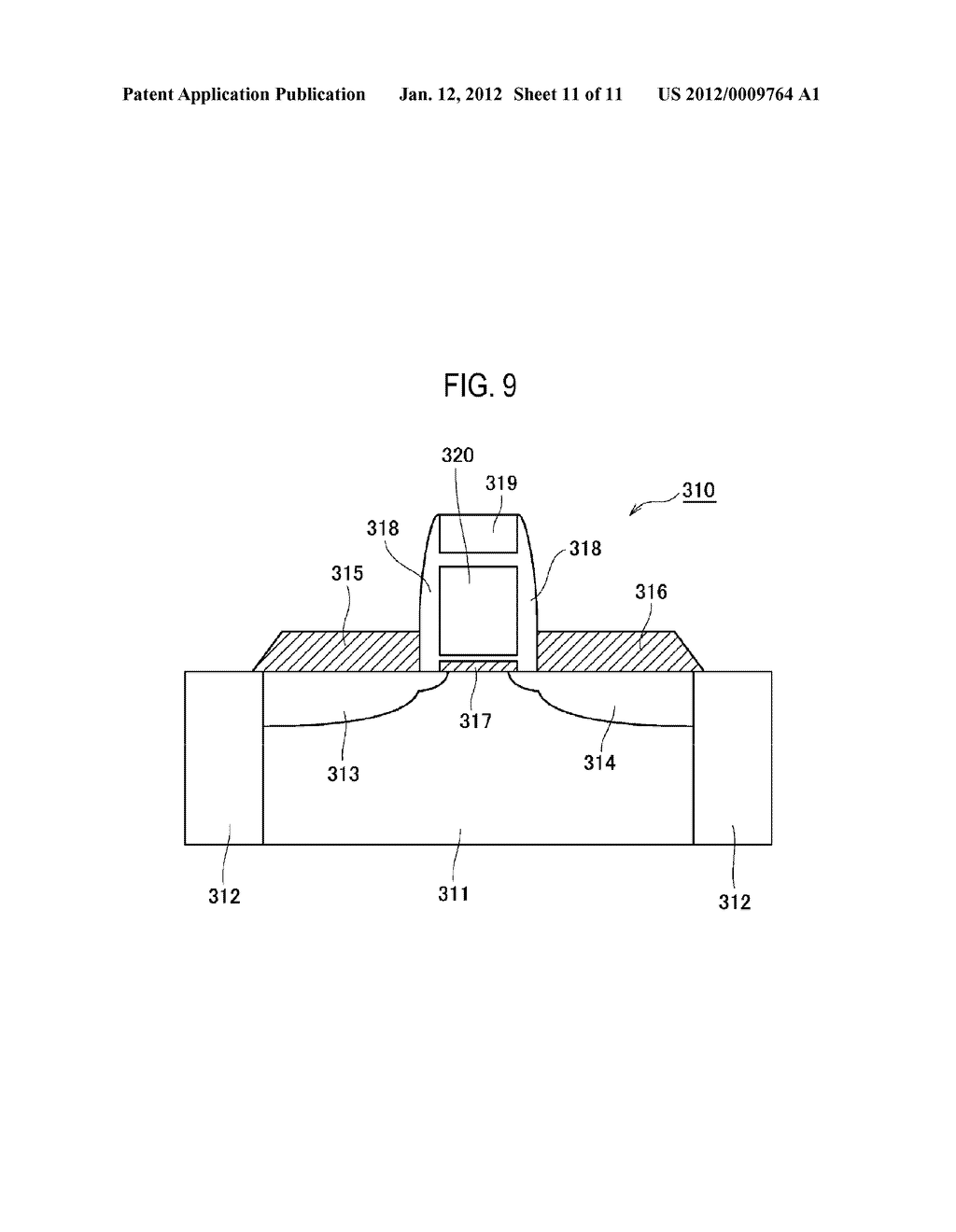 METHOD OF MANUFACTURING A SEMICONDUCTOR DEVICE AND SUBSTRATE PROCESSING     APPARATUS - diagram, schematic, and image 12