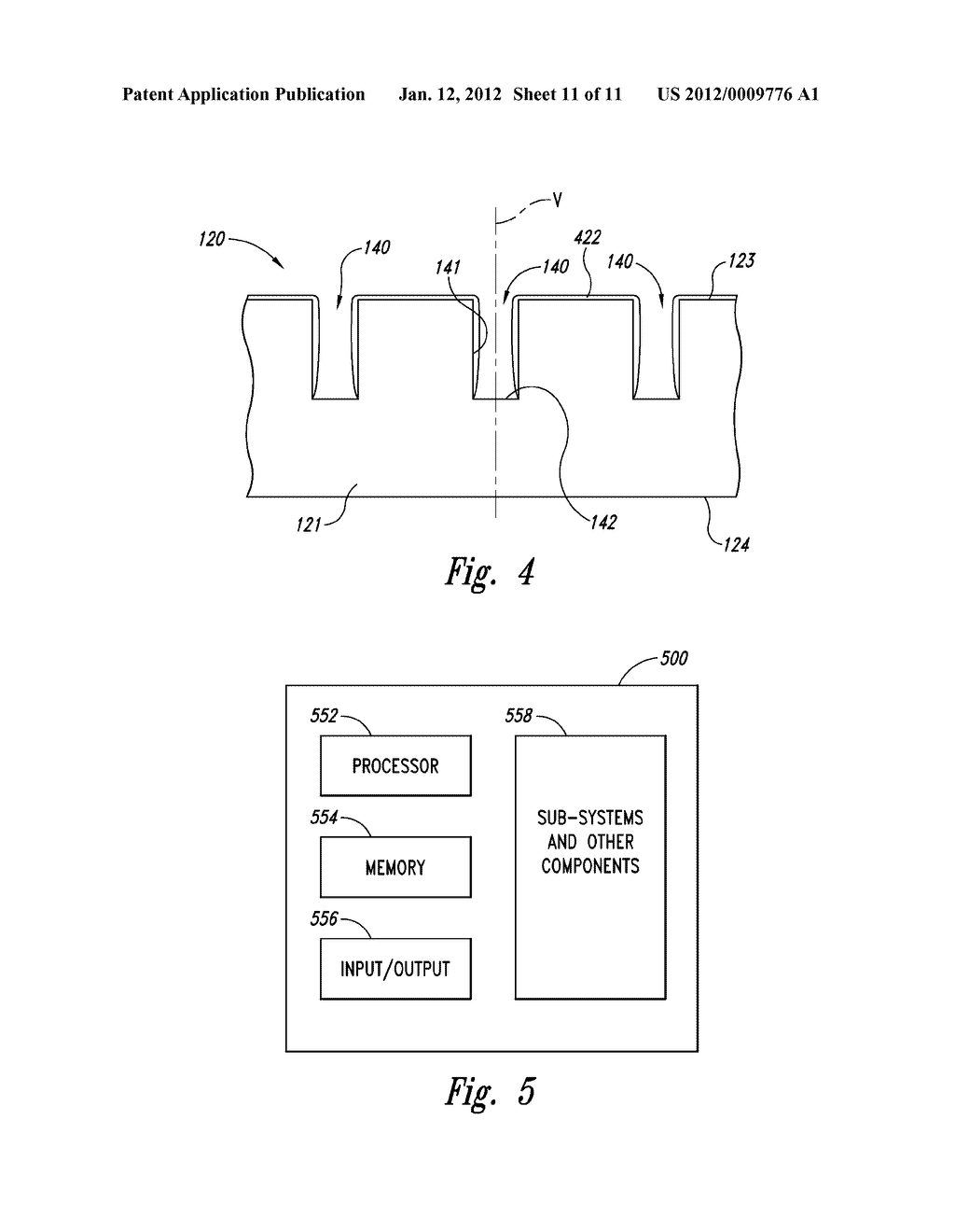 SEMICONDUCTOR SUBSTRATES WITH UNITARY VIAS AND VIA TERMINALS, AND     ASSOCIATED SYSTEMS AND METHODS - diagram, schematic, and image 12