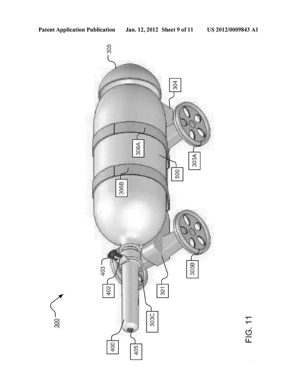 APPARATUS AND METHOD FOR A SOLID CATALYST AND FLUID DYNAMIC ERUPTION     REACTION - diagram, schematic, and image 10