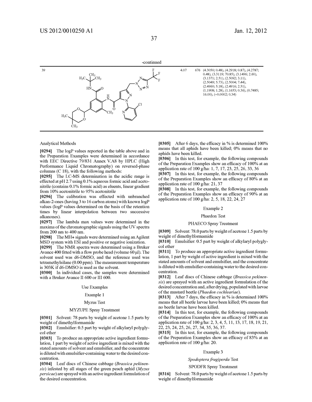 Anthranilamide derivatives as pesticides - diagram, schematic, and image 38