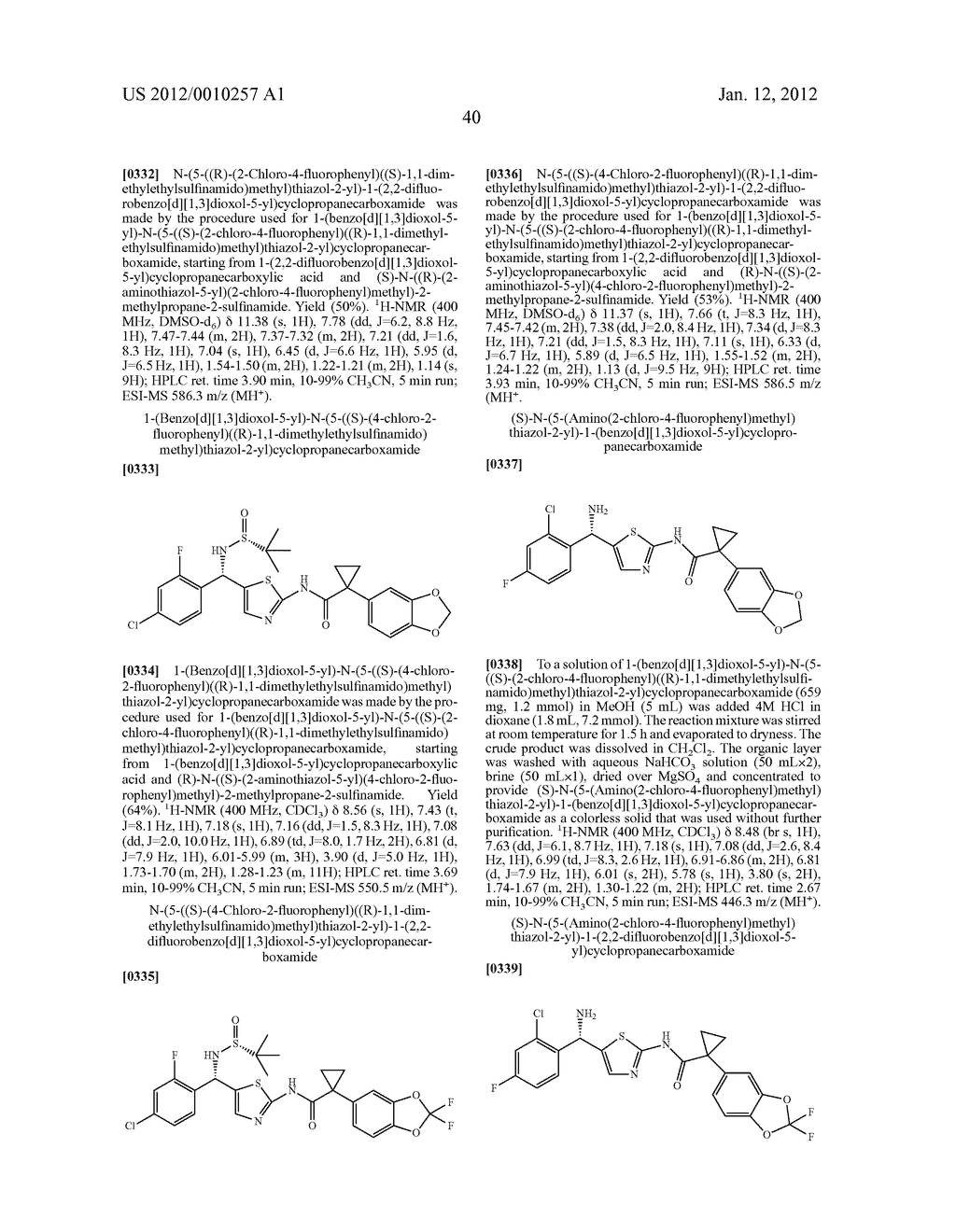 MODULATORS OF CYSTIC FIBROSIS TRANSMEMBRANE CONDUCTANCE REGULATOR - diagram, schematic, and image 41