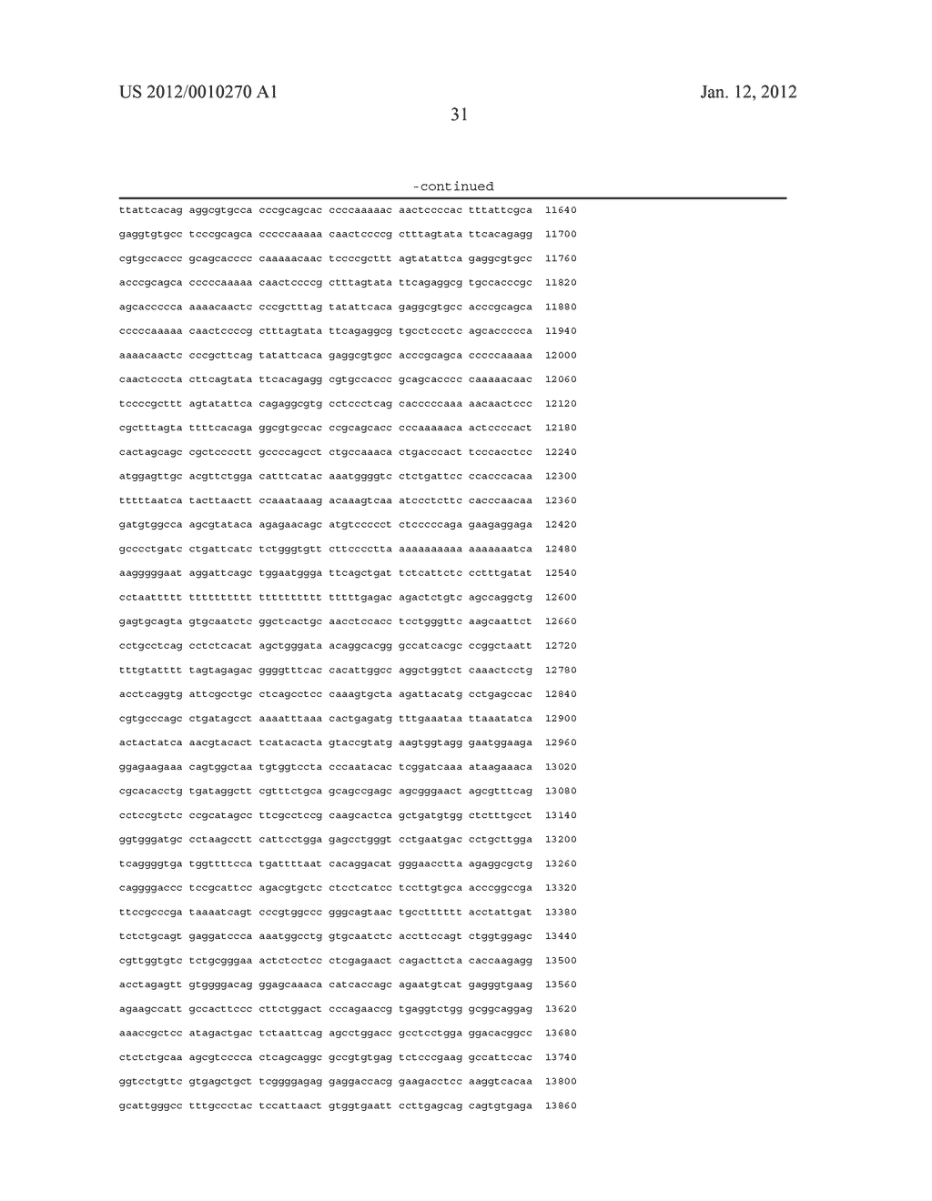 ISOLATED GENOMIC POLYNUCLEOTIDE FRAGMENTS FROM THE p15 REGION OF     CHROMOSOME 11 ENCODING HUMAN TUMOR SUPPRESSING SUBTRANSFERABLE CANDIDATE     6 (TSSC6) - diagram, schematic, and image 32