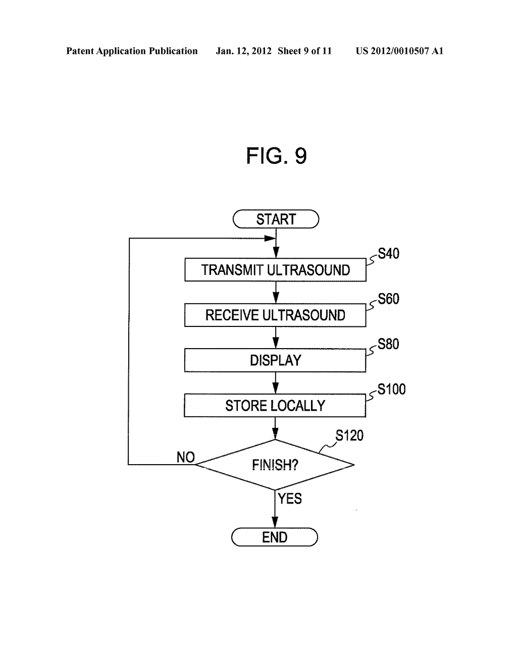 ULTRASOUND TRANSDUCER ARCHITECTURE HAVING NON-TRANSITORY LOCAL MEMORY     STORAGE MEDIUM FOR STORING 2D AND OR 3D/4D IMAGE DATA - diagram, schematic, and image 10