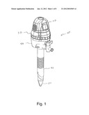 ACCESS DEVICE WITH TWIST LOCKING REMOVABLE CAP diagram and image