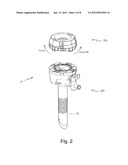 ACCESS DEVICE WITH TWIST LOCKING REMOVABLE CAP diagram and image