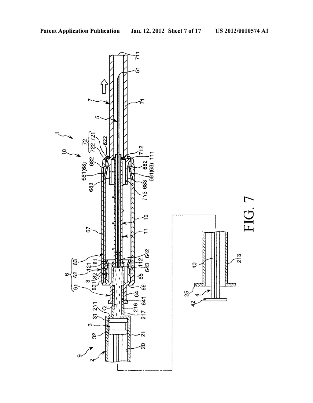 PUNCTURE NEEDLE ASSEMBLY AND MEDICINAL LIQUID INJECTION DEVICE - diagram, schematic, and image 08