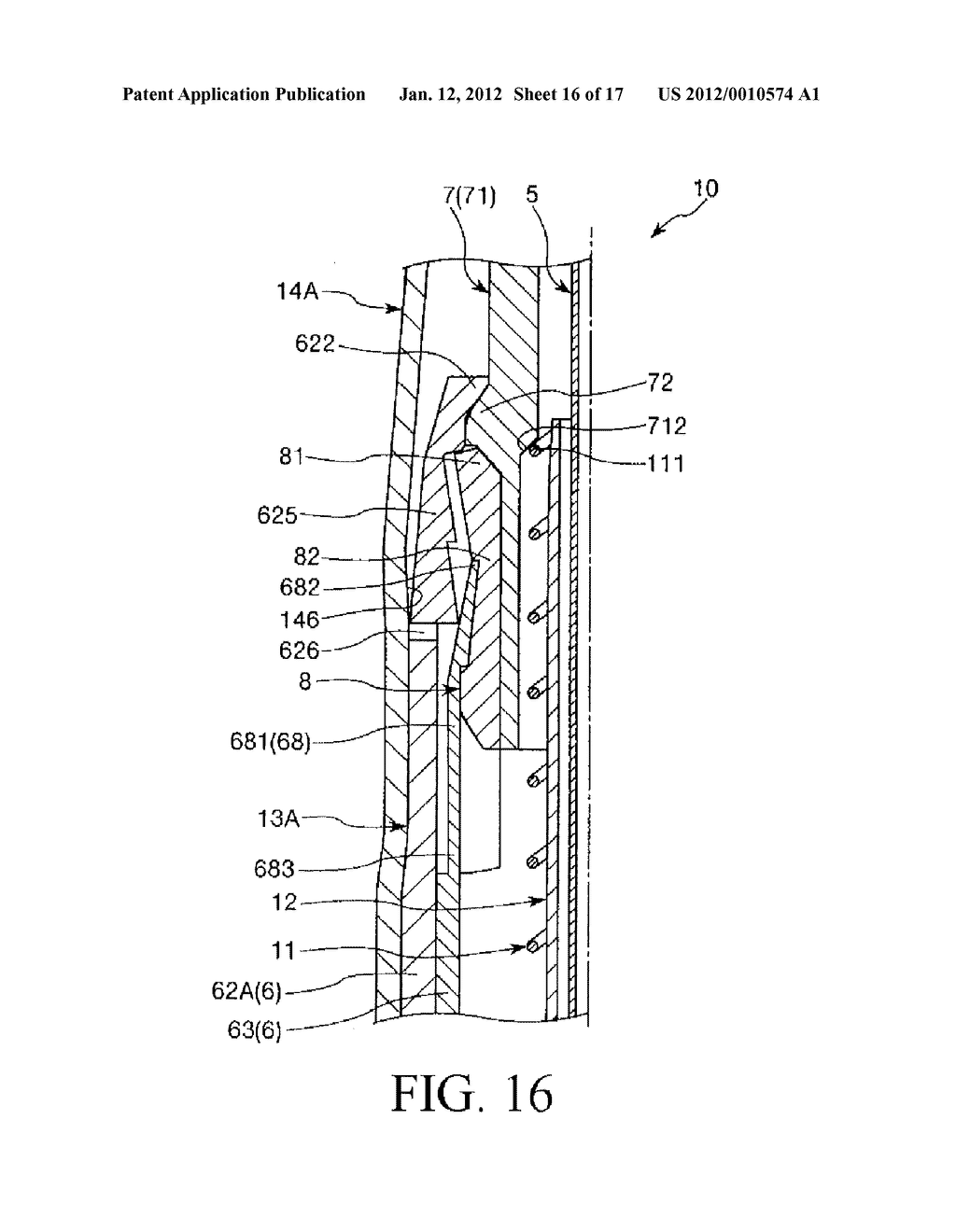 PUNCTURE NEEDLE ASSEMBLY AND MEDICINAL LIQUID INJECTION DEVICE - diagram, schematic, and image 17