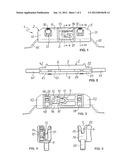 CLIP FOR FASTENING A STRIP OR RIB diagram and image