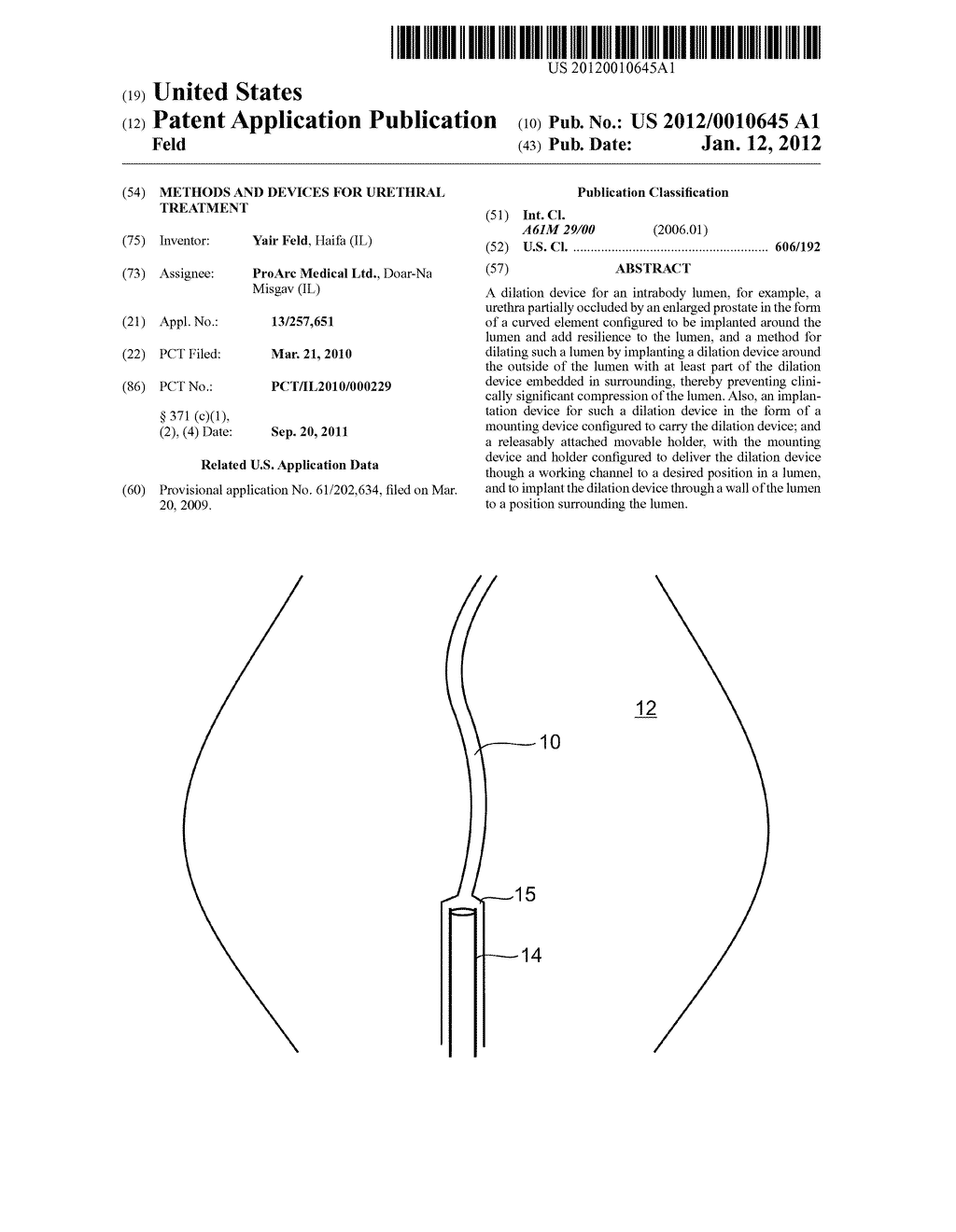 METHODS AND DEVICES FOR URETHRAL TREATMENT - diagram, schematic, and image 01