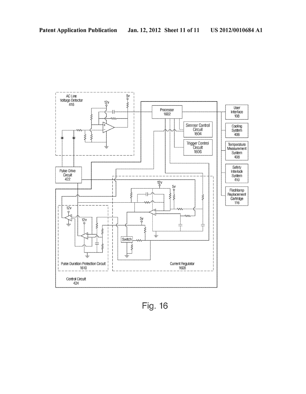 POWER SUPPLY FOR LIGHT-BASED DERMATOLOGIC TREATMENT DEVICE - diagram, schematic, and image 12