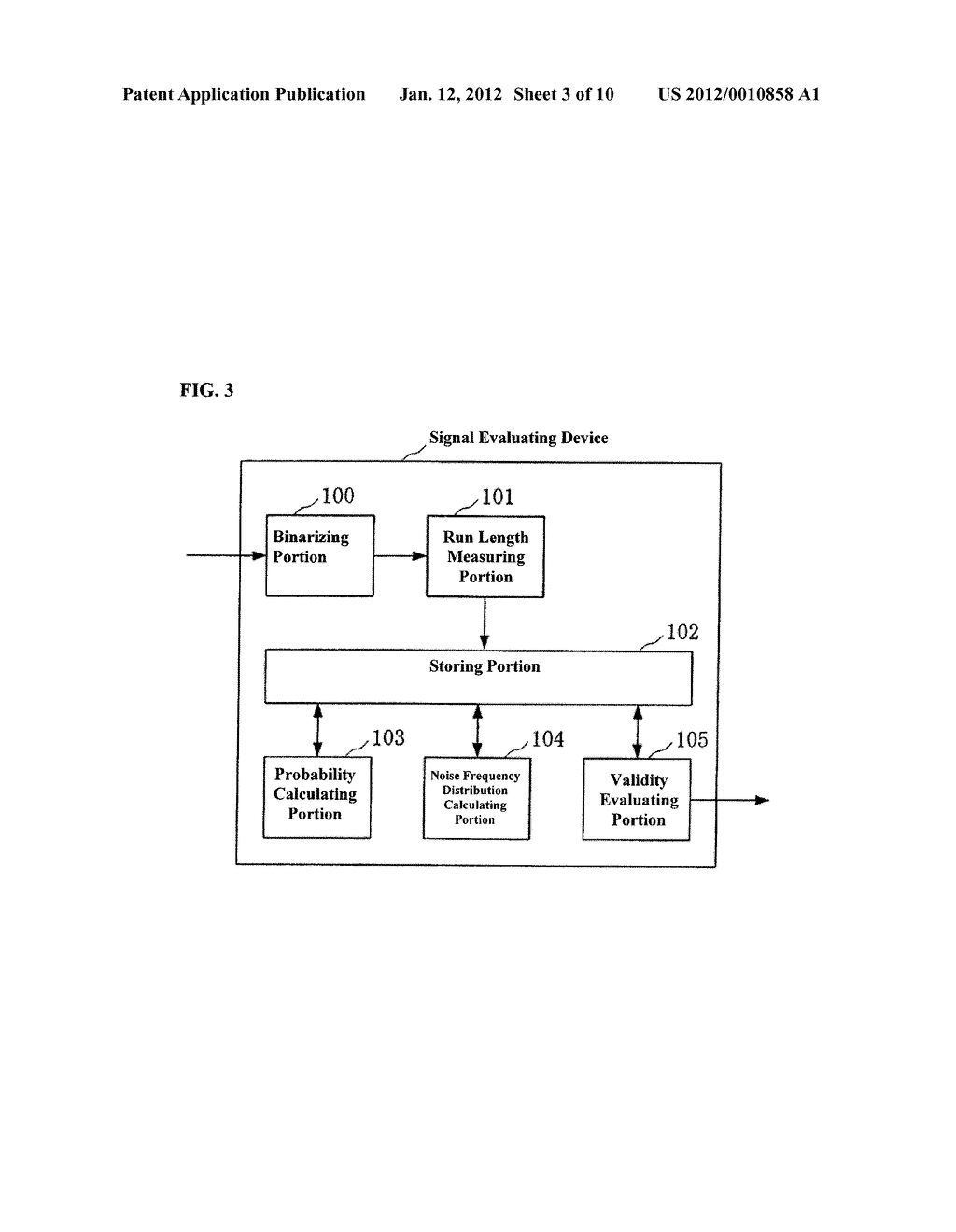 SIGNAL EVALUATING DEVICE AND SIGNAL EVALUATING METHOD - diagram, schematic, and image 04