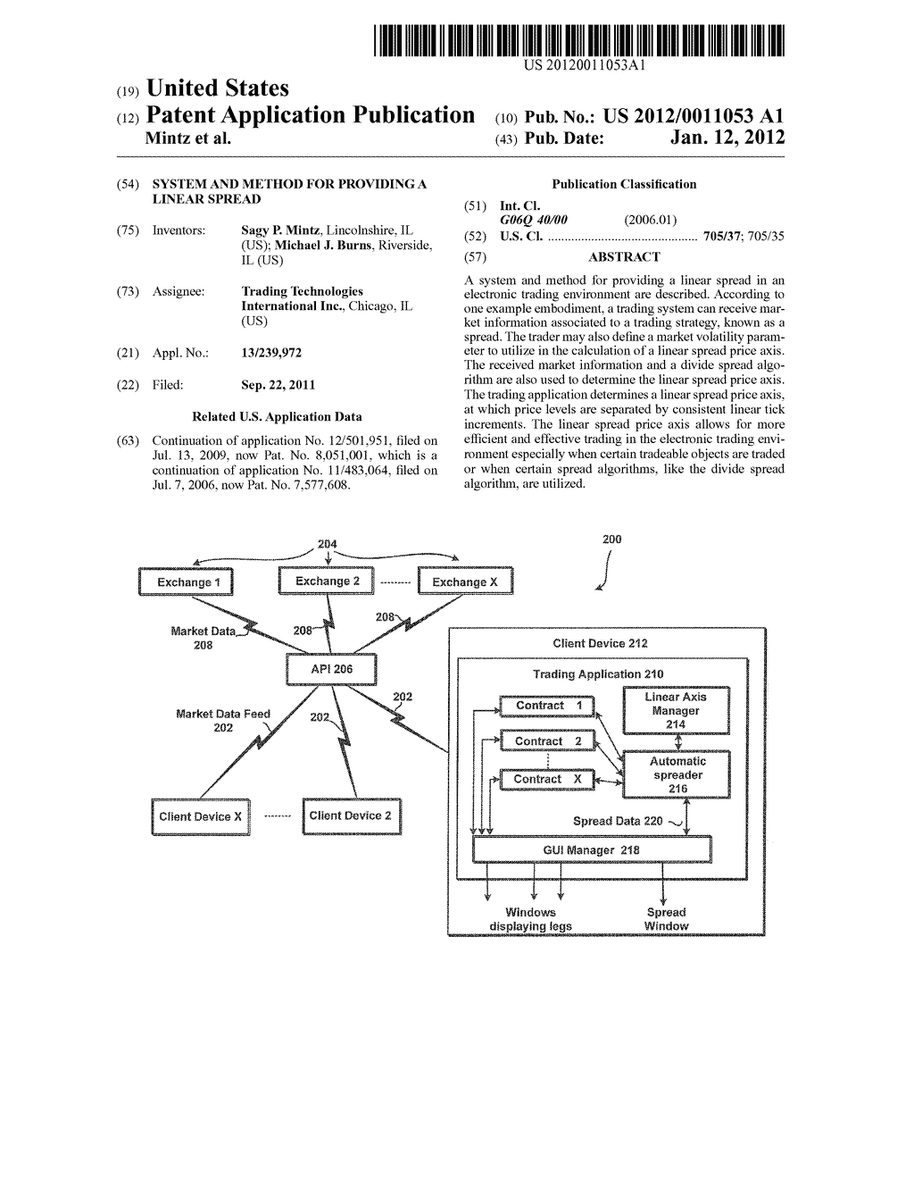 System and Method for Providing a Linear Spread - diagram, schematic, and image 01