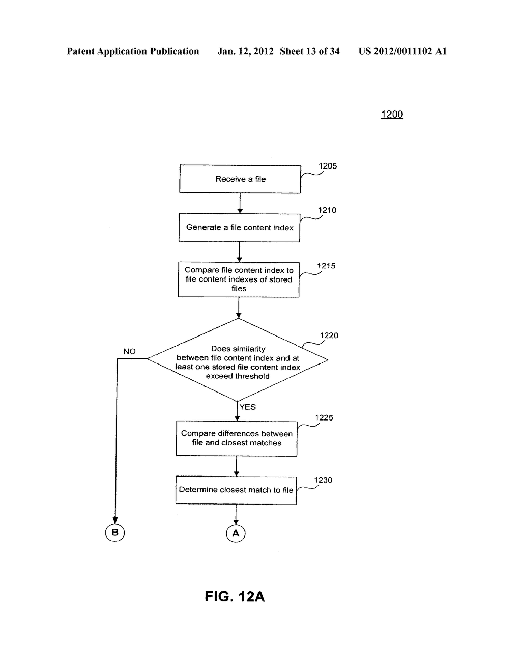 Information Source Agent and Computer Program Product for Distributed Data     Storage and Management Using Content Signatures - diagram, schematic, and image 14