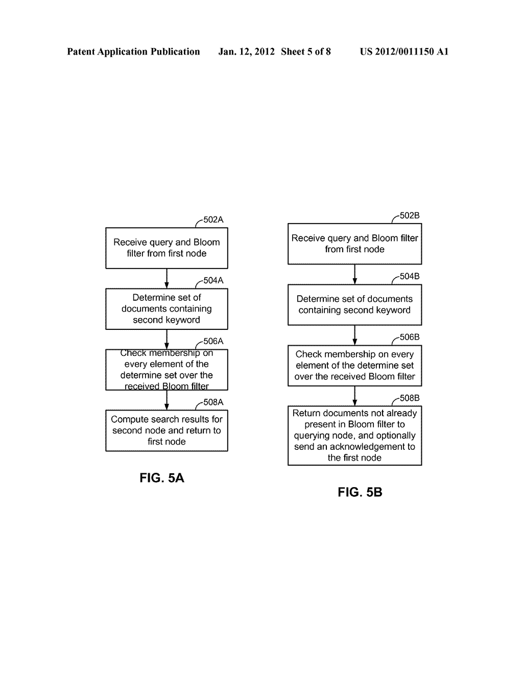 Methods and Apparatus for Efficiently Processing Multiple Keyword Queries     on a Distributed Network - diagram, schematic, and image 06