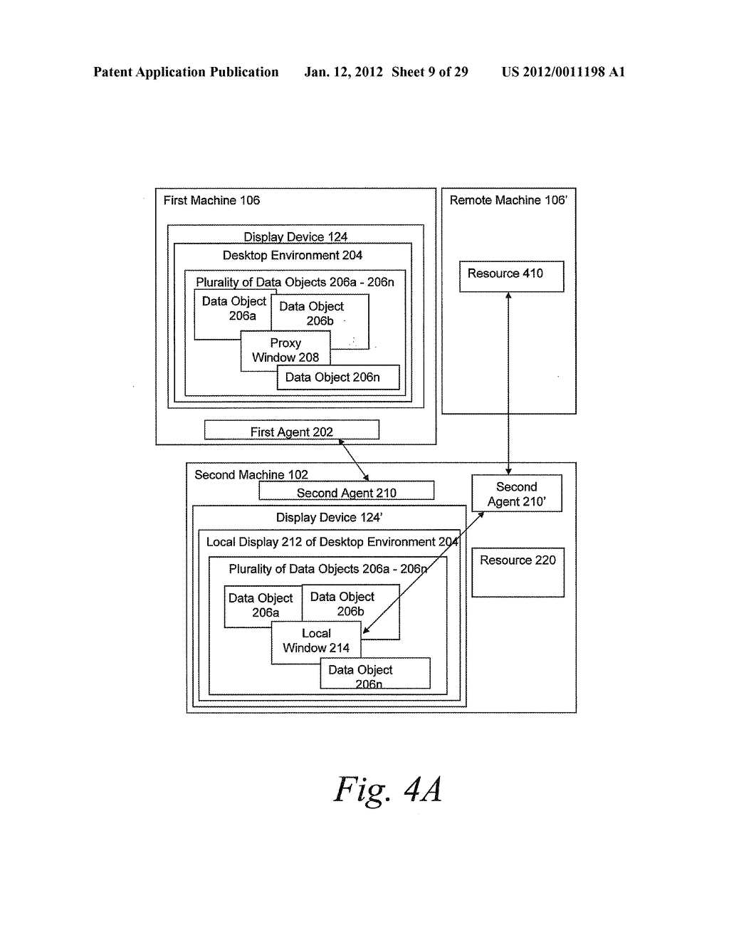 METHODS AND SYSTEMS FOR PROVIDING, BY A REMOTE MACHINE, ACCESS TO     FUNCTIONALITY ASSOCIATED WITH A RESOURCE EXECUTING ON A LOCAL MACHINE - diagram, schematic, and image 10