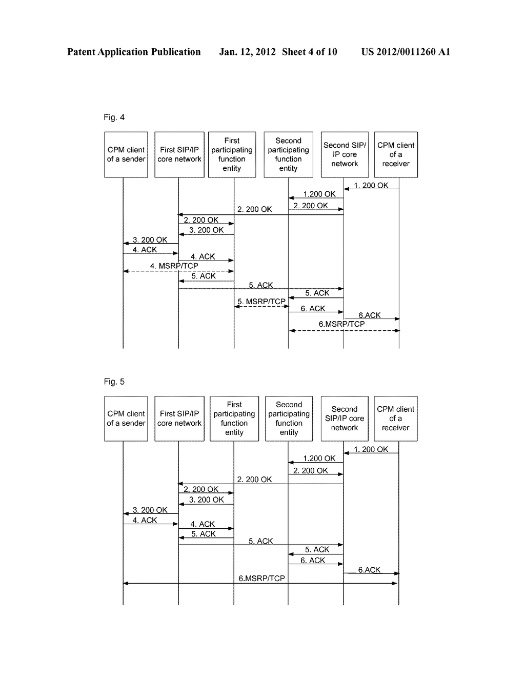 Method and system for transmitting large message mode converged IP     messaging - diagram, schematic, and image 05
