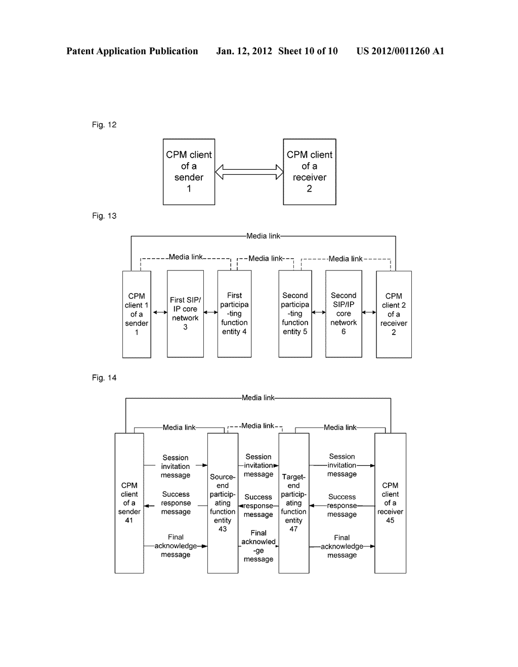 Method and system for transmitting large message mode converged IP     messaging - diagram, schematic, and image 11