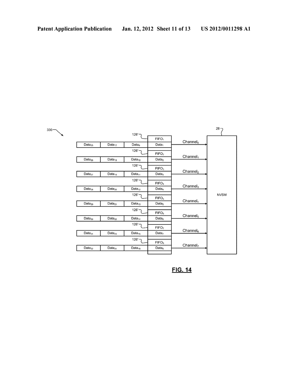 INTERFACE MANAGEMENT CONTROL SYSTEMS AND METHODS FOR NON-VOLATILE     SEMICONDUCTOR MEMORY - diagram, schematic, and image 12
