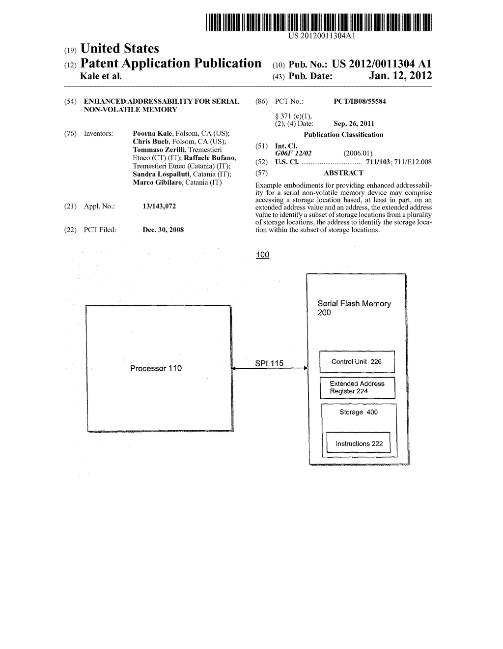 ENHANCED ADDRESSABILITY FOR SERIAL NON-VOLATILE MEMORY - diagram, schematic, and image 01