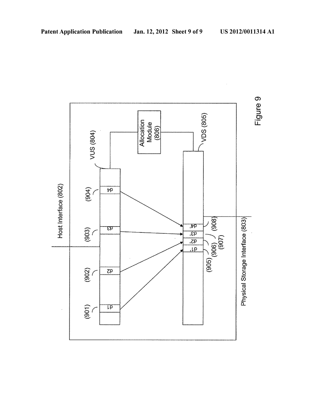 STORAGE SYSTEM WITH REDUCED ENERGY CONSUMPTION AND METHOD OF OPERATING     THEREOF - diagram, schematic, and image 10