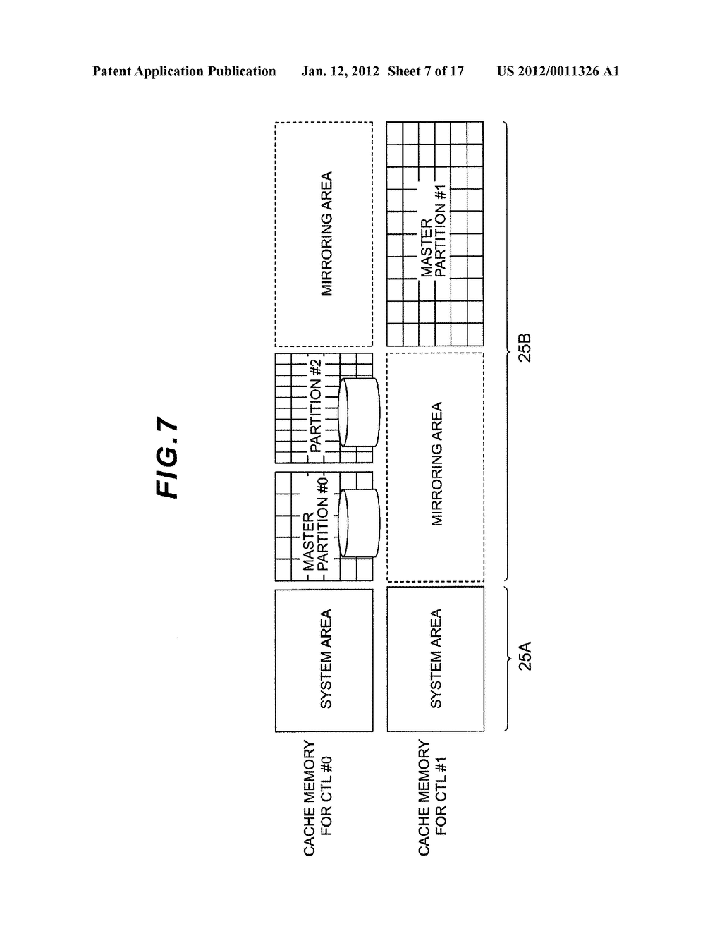 STORAGE SYSTEM AND METHOD FOR CHANGING CONFIGURATION OF CACHE MEMORY FOR     STORAGE SYSTEM - diagram, schematic, and image 08