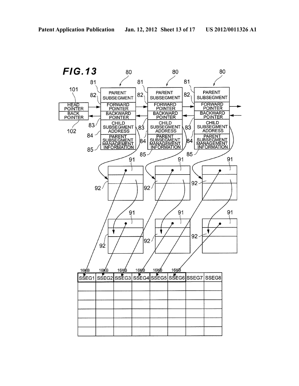 STORAGE SYSTEM AND METHOD FOR CHANGING CONFIGURATION OF CACHE MEMORY FOR     STORAGE SYSTEM - diagram, schematic, and image 14
