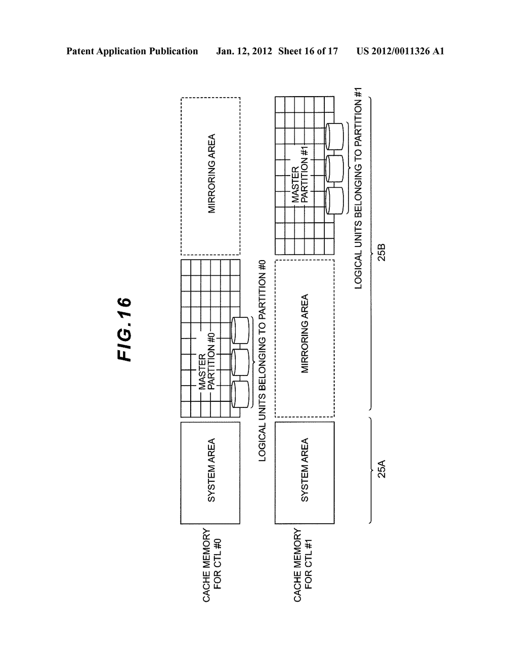 STORAGE SYSTEM AND METHOD FOR CHANGING CONFIGURATION OF CACHE MEMORY FOR     STORAGE SYSTEM - diagram, schematic, and image 17