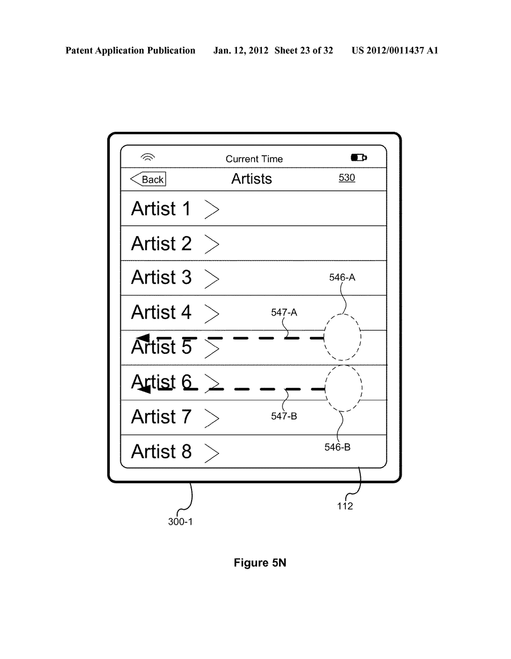 Device, Method, and Graphical User Interface for User Interface Screen     Navigation - diagram, schematic, and image 24