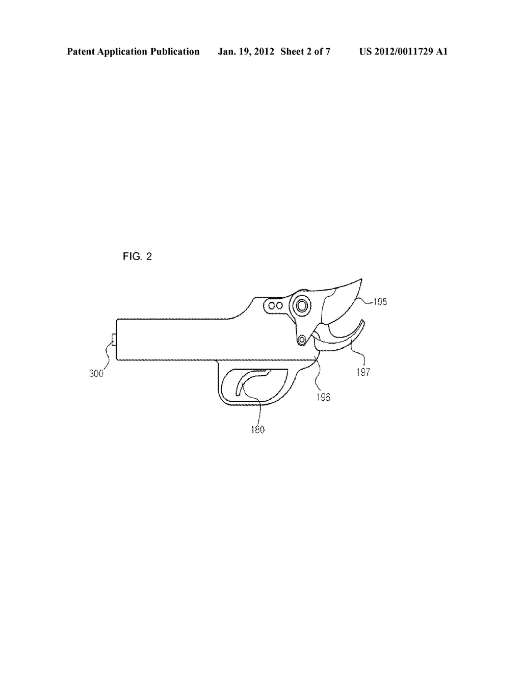 ELECTRIC PRUNING SHEARS EQUIPPED WITH TRIGGER - diagram, schematic, and image 03