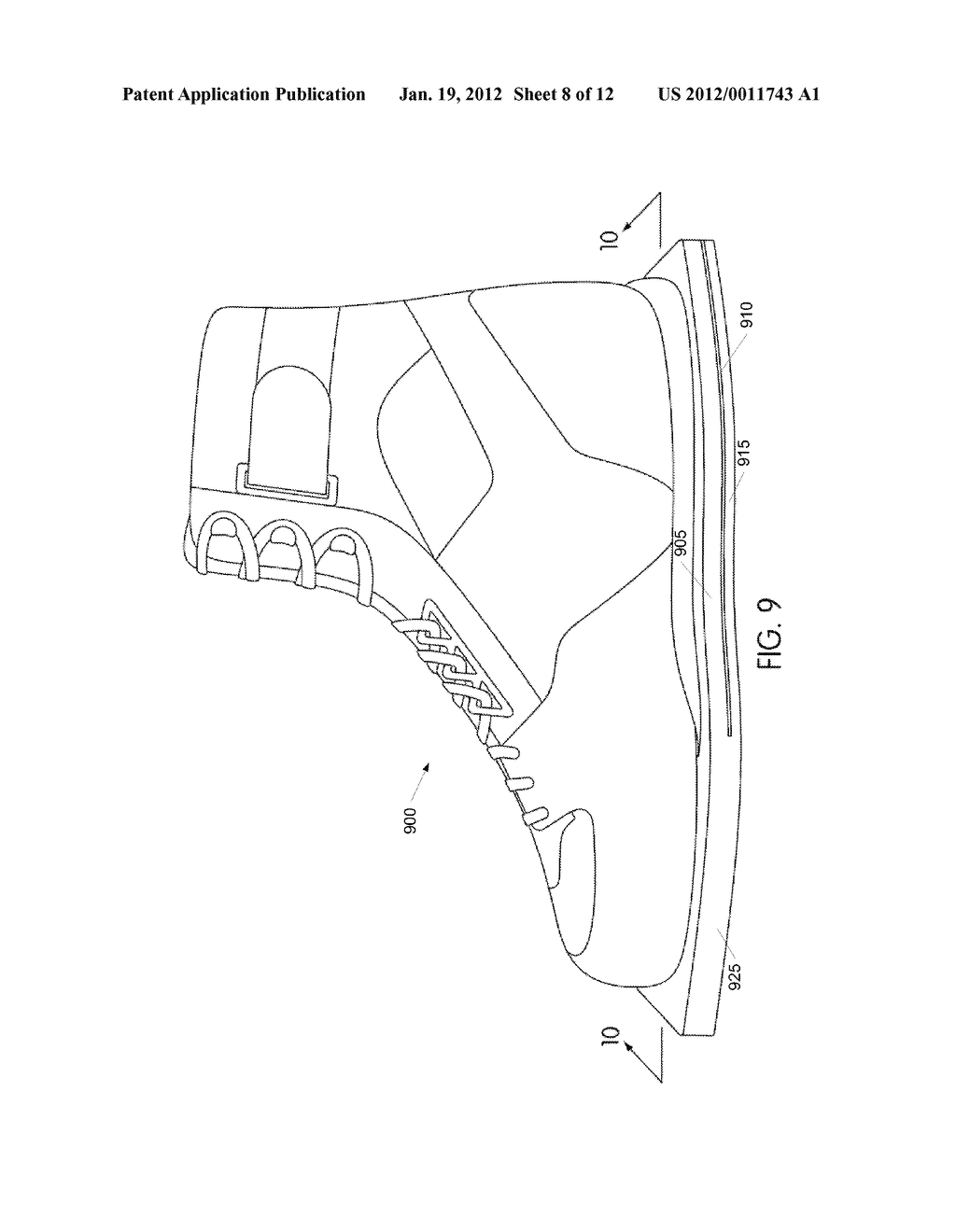 Article of Footwear with Improved Stability and Balance - diagram, schematic, and image 09