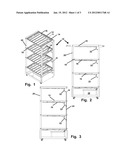 Display Rack Adapted for Plant Display diagram and image